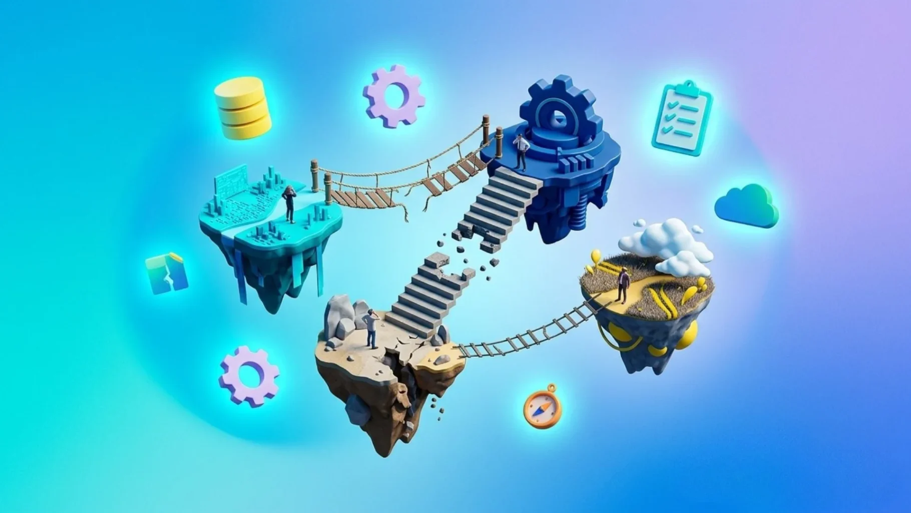 implementar soluciones para eliminar silos en mi equipo